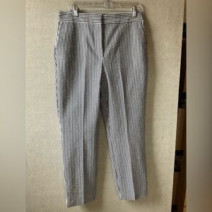Zara pants. Navy blue and white. NWT. Size XL